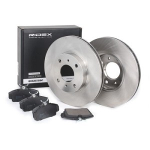 Disques et plaquettes de freins NISSAN 402067J101, 402062F500, 402062F501