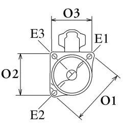 Démarreur 12 Volts, Bosch 0001109026, Fiat 1320921080, Peugeot 555836, Talbot 580250, Citroen 5802C4