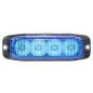 Luz de penetración azul 4 LED 12/24 Voltios