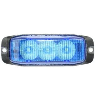 Luce di penetrazione blu 3 LED 12/24 Volt