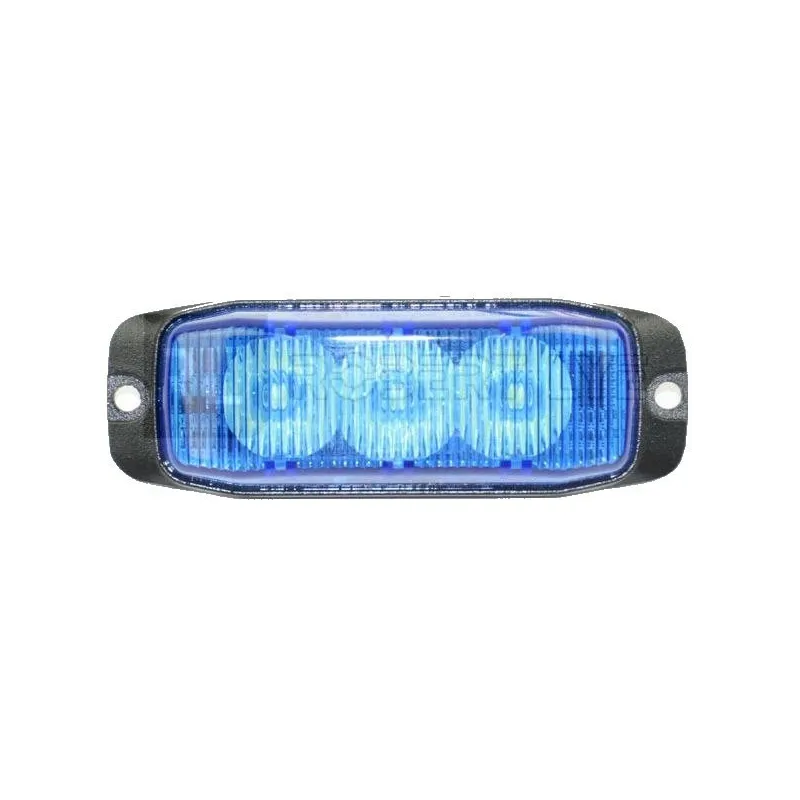 Blaues Einstichlicht 3 LEDs 12/24 Volt