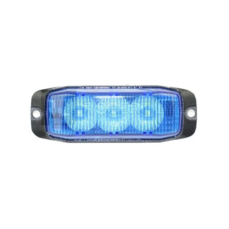 Blue penetration light 3 LEDs 12/24 Volts