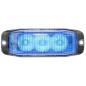 Luz de penetración azul 3 LED 12/24 Voltios