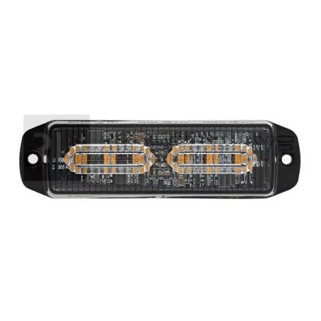 Feu de pénétration 6 Leds oranges ou bleues slim - Classe 2 - 12/24 Volts - IP69K