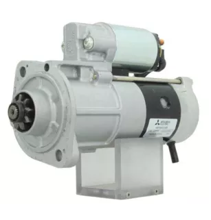 Démarreur Kubota 3.2 kw Mitsubishi M8T80871, M8T80872, VW 1K01163011, Kubota 1K01163013, Lester 18965