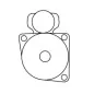 Démarreur 12V 2.1Kw 10Dents lucas 11043826193, 26193A, 26193D, 26288, 26288A, 26925188A