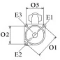 Démarreur 12V 0.1Kw / 10 dents Iskra 11.131.635, Massey Ferguson 1680065M1, Perkins 1873A013, lucas 26025128A