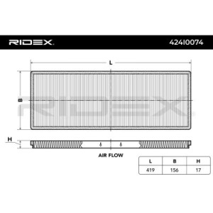 Filtre d'habitacle CHEVROLET, GENERAL MOTORS, GMC 09200067, 09200067, 90383627