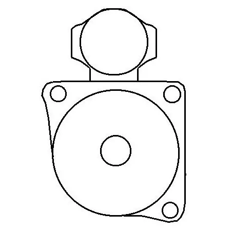 Démarreur 12V 0.7Kw 10dents, United Technologies 4820123MO30SM, Mercury Marine 50-57485, 50-58788, 50-65436, 50-66015