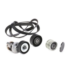 Jeu de courroies trapézoïdales à nervures AUDI, SEAT 55193360, 551933600, 038903315AD