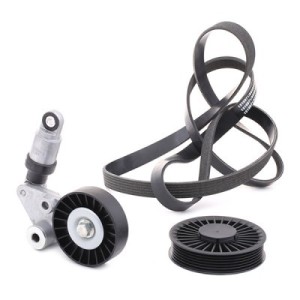 Jeu de courroies trapézoïdales à nervures AUDI, SEAT, SKODA, VW 03D145933AD, 047903137E, 078903137BC