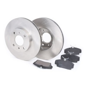 Disques et plaquettes de freins NISSAN 402067J101, 402062F500, 402062F501