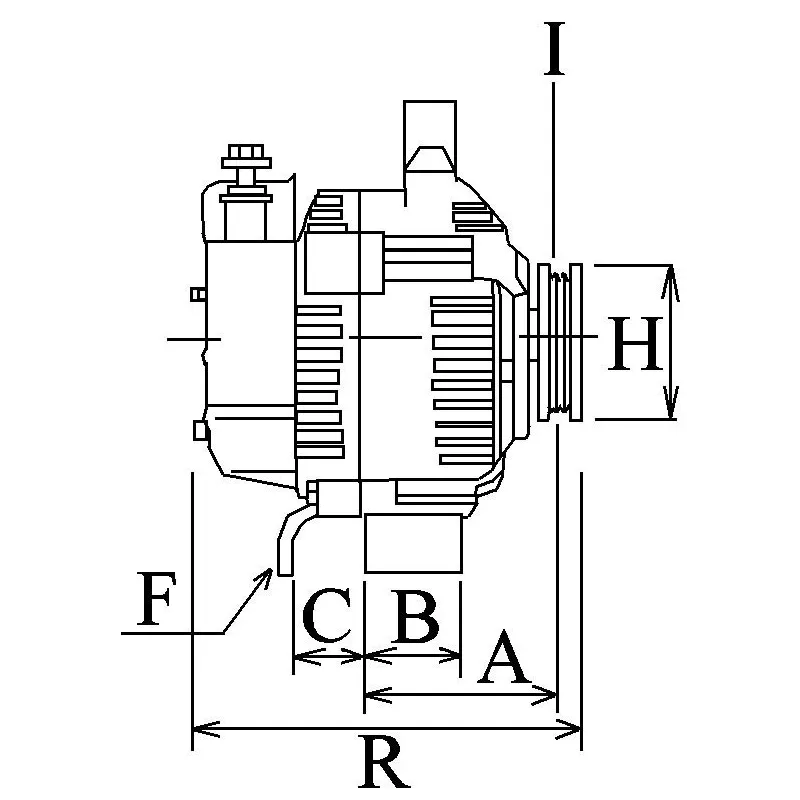 Lichtmaschine 14 Volt 50 A, Bosch 0120488214, Citroen 555724, Peugeot 555724, Mitsubishi A002T26391 Lichtmaschine 14 Volt 50 A, Bosch 0120488214, Citroen 555724, Peugeot 555724, Mitsubishi A002T26391