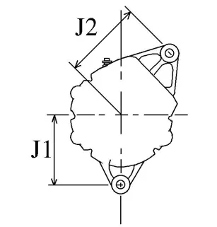 Alternatore 14V 70AMP Bosch 0120400827, 0120400828, 0120488172, 0120488173, 0120488192