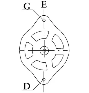 Alterazioni 14v 45amp Lucas 24246, 24246a, 24246b, 24246f, 24246J