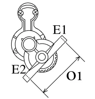 Anlasser 12V 1,5 22 Zähne Ford 1057661, 1076141, 1085273, 1151642, 1205240