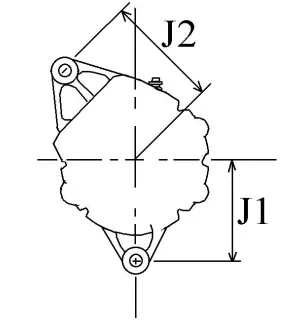 Lichtmaschine 14V 60A Denso 101211-3030, Toyota 27060-11250, 27060-11260