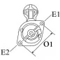 Anlasser 12 V, 0,8 kW, 8 Zähne, Remy (Delco) 10455503, Bosch 1986S00068, Suzuki 31100-70B20, 31100-75F00, 31100-75F01