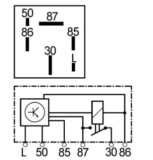 FORD Preheating Relay: 84fb6m092ba, 84fb6m092ca, 84fb6m092cb