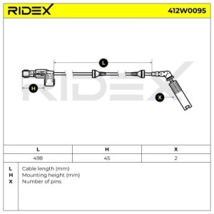 Capteur ABS BMW 34526752682, 34526792896