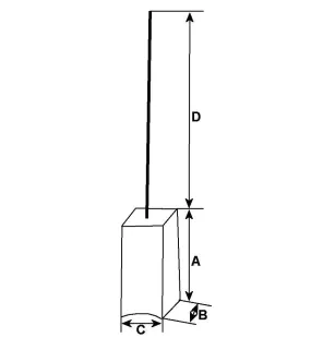 Bürsten 10-100 Volt, 140164, Bosch, Webasto