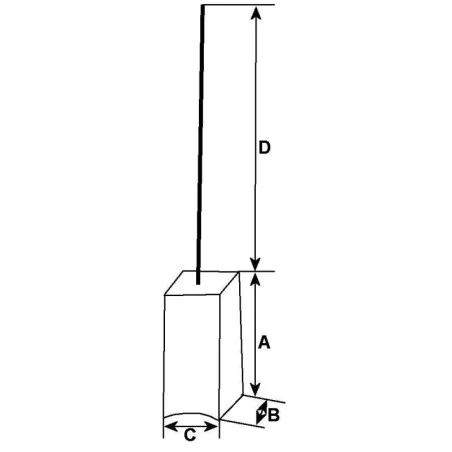 Balais 10-100 Volts, 140164, Bosch, Webasto