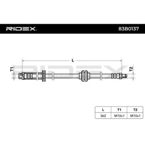 Flexible de frein FIAT 46423176, 7735008, 71736966