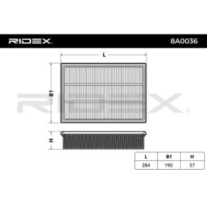 Filtre à air FORD 1232496, 1486710, 3M519601AA
