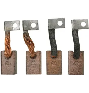 Set spazzole JHTSX-11, Yanmar 121370-77010, Hitachi S12-19, S12-19K, S12-23, S12-24A
