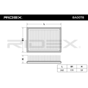Filtre à air BMW 13721730449, 13721730946, 13721738462