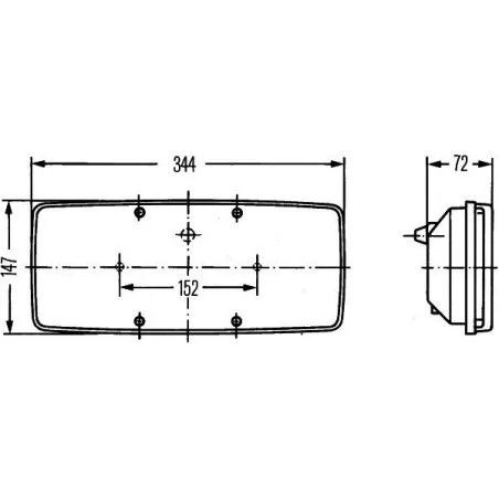 Fanale posteriore Hella Destra 2SD 003 167-021