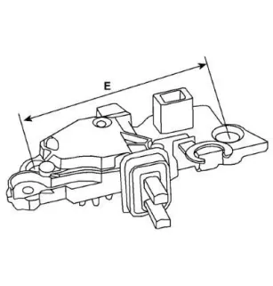 Alternator Regulator Valedo, Prestolite, 105-152, 105-242, 105-108, 105-152, 105-242