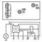 Relais de préchauffage Valeo, Peugeot 643817, 9639912580, 598131, 73506802, 51299007