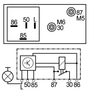 Preheating Timer Renault, Citroen, Peugeot, 9250883280, 598110, 7920076593, 9250883280, 9250888280, 9549299580