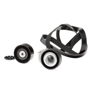 Jeu de courroies trapézoïdales à nervures AUDI, SEAT, SKODA, VW 038903315AD, 06D903137F, 03L903137H