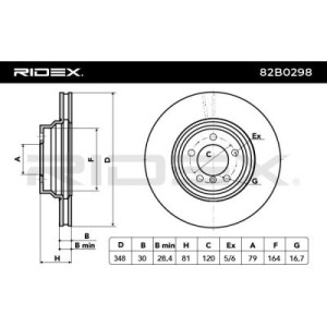 Disque de frein BMW 34116750267, 34116864057, 6750267