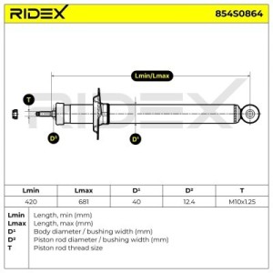 Amortisseur RENAULT 1128819, 33521128819, 33521128819S1
