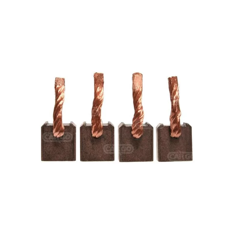 Set spazzole JNDSX-41, Denso 128000-2680, Kubota 37560-63011, Isuzu 8943446930, Ford 92AB11000CA Set spazzole JNDSX-41, Denso 128000-2680, Kubota 37560-63011, Isuzu 8943446930, Ford 92AB11000CA