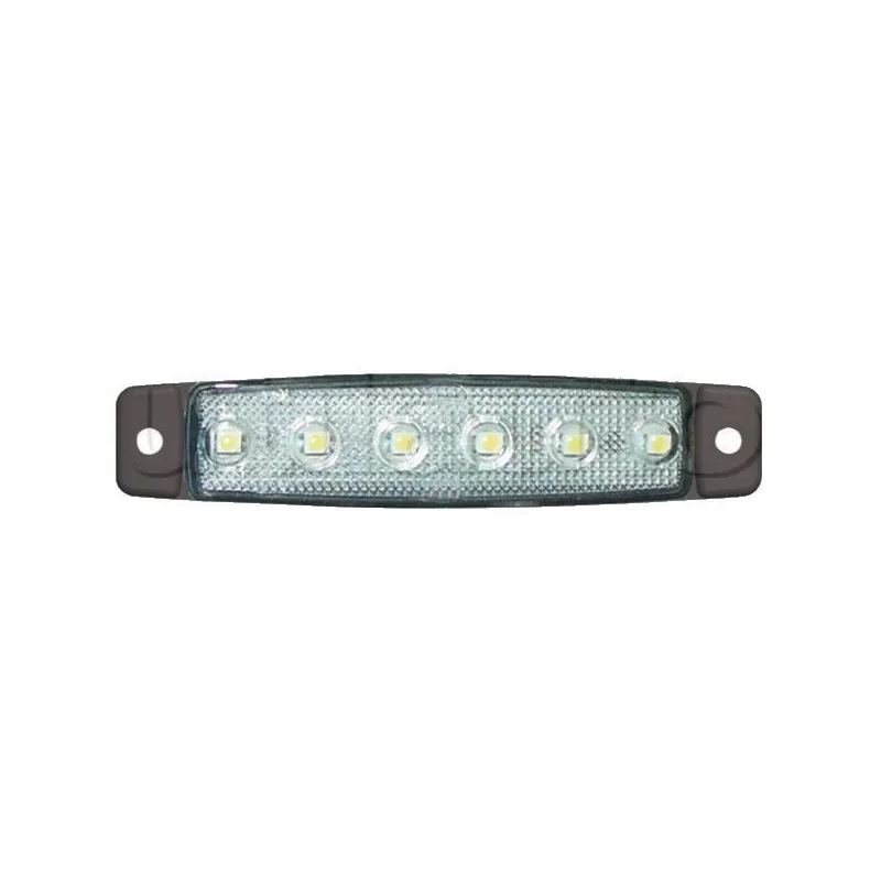 6 LED extra flat white 24 volt clearance light 6 LED extra flat white 24 volt clearance light