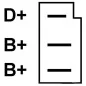 Altérnateur 14V 45Amp lucas 23697, 23739, 23740, 23807, 23814