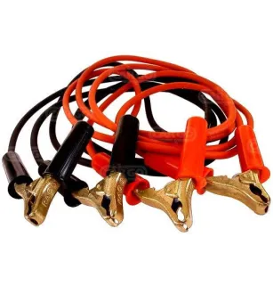 Conjunto de cabos de partida 25mm2 (3,5M) Grampos de latão bruto