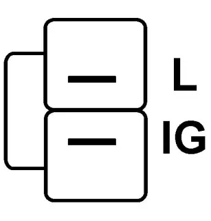 Altérnateur 28V 35Amp Mitsubishi A003TN5188, A3TN5188, ME017614