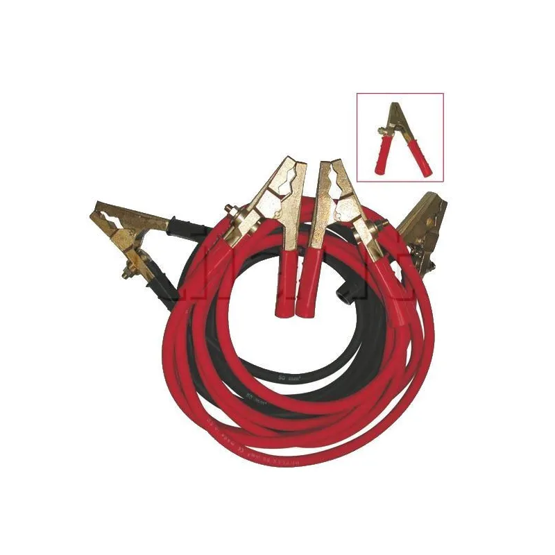Juego de cables de arranque 25mm2 3M Alicates de latón BRUT Professional Juego de cables de arranque 25mm2 3M Alicates de latón BRUT Professional