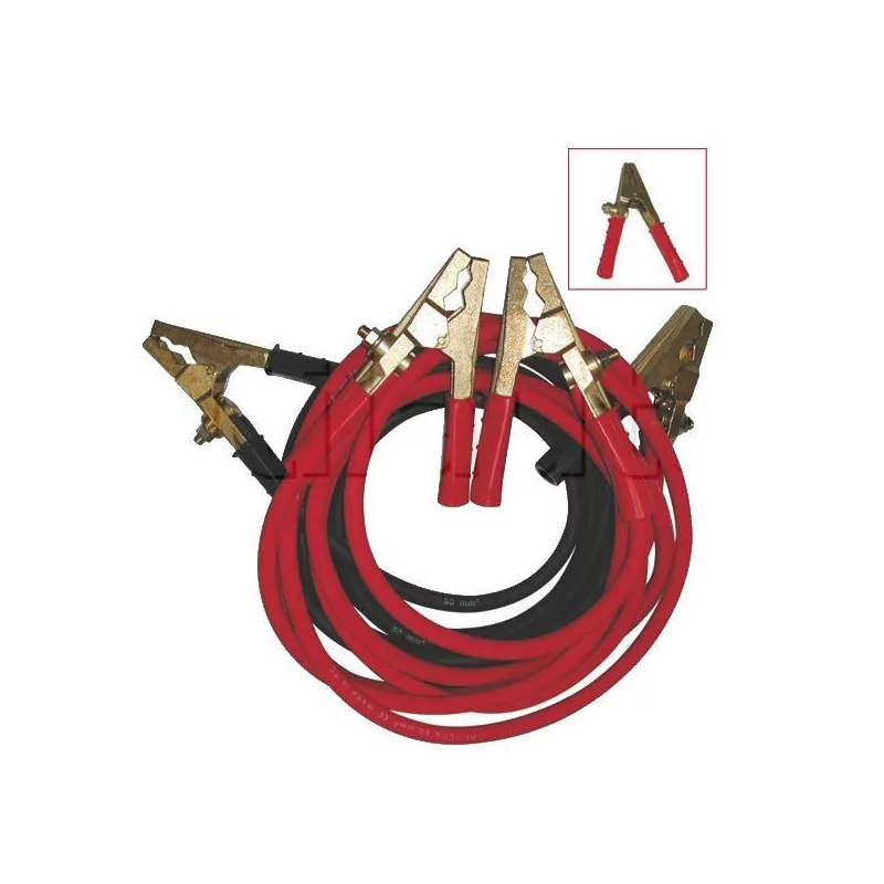Set cavi avviamento 25mm2 Pinza professionale in ottone BRUT 3M Set cavi avviamento 25mm2 Pinza professionale in ottone BRUT 3M