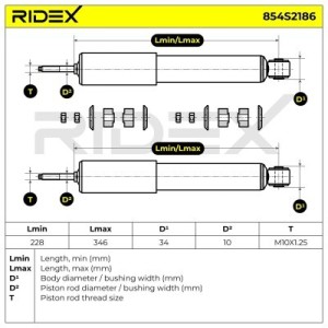 Amortisseur MITSUBISHI MR151227