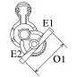 Démarreur 12V 9dents Mercury Marine 50-834749, 50-859171T, Arco Marine 5362, United Technologies 6743240-M030SM, SM67432