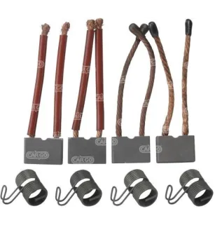 Conjunto de escova e mola, Valeo D11E122, D11E122T, D11E128, D13E88
