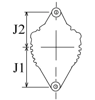 Änderung von 14 V 40amper Denso 101211-1170, 101211-1380, 102211-0010, 102211-0011