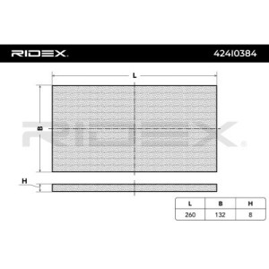 Filtre d'habitacle BMW 1393489, 64111393489, 64119069895