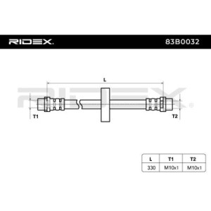 Flexible de frein OSCA 01322, 535611701, 535611701